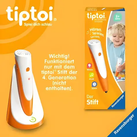 Ravensburger tiptoi 00111 / Nabíjacia stanica pre pero / Wi-Fi / pre tiptoi pero 4. generácie