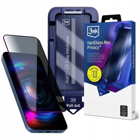 3mk HardGlass Max Privacy / Ochranné sklo / Apple iPhone 17 Pro
