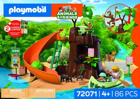 Playmobil® 72071 Animals & Friends: Jungle Adventure / Stavebnice / 86 dielikov / od 4 rokov