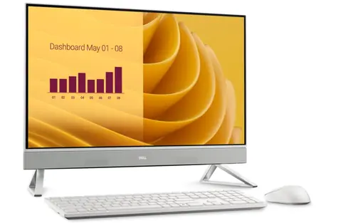 DELL EC27250 biela / All-in-One PC / 27" FHD / Intel Core Ultra 7 150U / 16GB / 1TB SSD / W11P / 3R On-Site