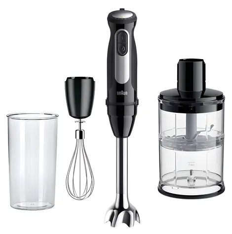 Braun MQ55254M čierna / Tyčový mixér / 1000 W