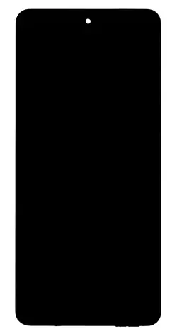 For Samsung M556 Galaxy M55 5G čierna / LCD displej s dotykovým sklom a predným krytom