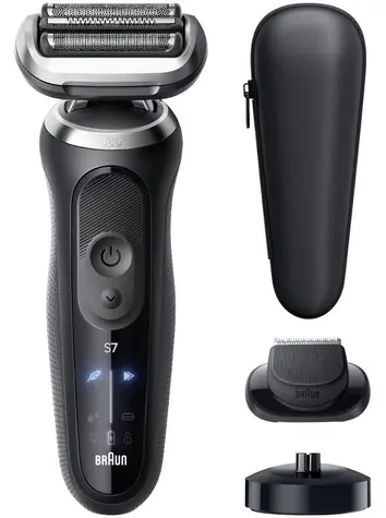 Braun Series 7 72-N4200S čierna / Holiaci strojček / Planžetový / Wet&Dry / 60 min prevádzka / pevná hlava
