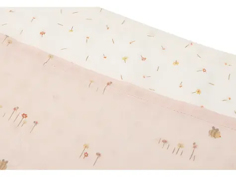 Jollein Plienky Pretty Picnic / Látkové plienky / 70×70 cm / 100% bavlnený mušelín / 3 ks
