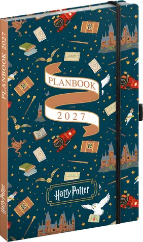 NOTIQUE Planbook Harry Potter - Hogwarts Express 2027 / Diár a zápisník / 13 × 21 cm / medzinárodné sviatky