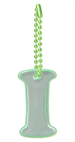 Prívesok BAAGL s písmenom I / Prívesok / reflexný materiál