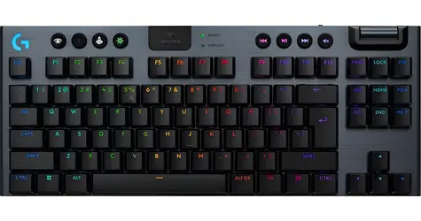 Logitech G915 X LIGHTSPEED TKL čierna / Bezdrôtová herná klávesnica / Bluetooth + USB LIGHTSPEED / RGB
