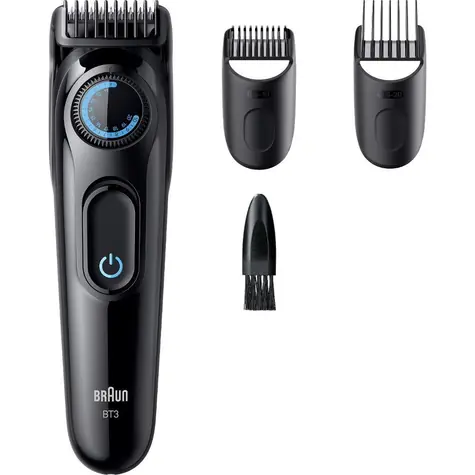Braun BT3520 Series 3 čierna / Zastrihávač fúzov / 0,5-20 mm / 50 min prevádzka