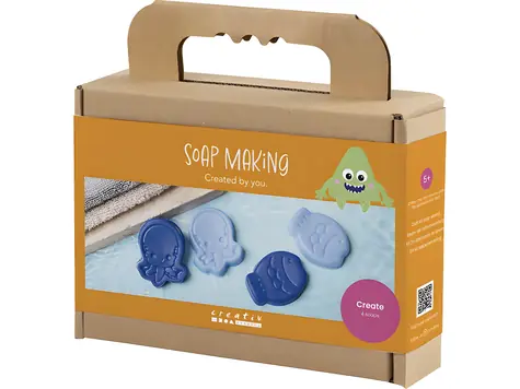 Creativ Company Kreatívna sada výroba mydla Sea Animals Blue / Kreatívna sada / od 5 rokov