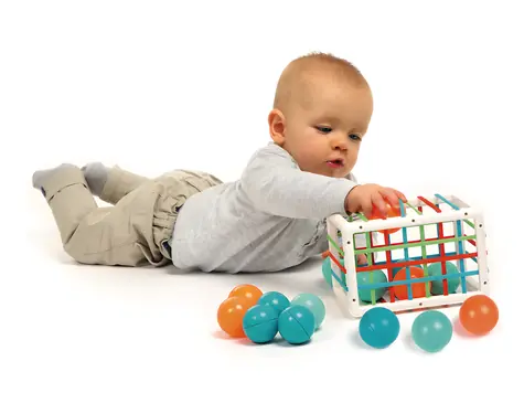 Ludi Box s loptičkami / Senzorická hračka / od 10 mesiacov