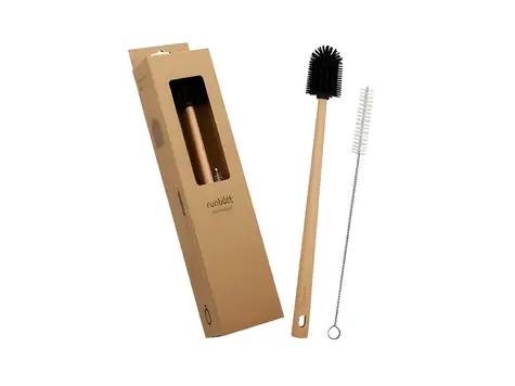 Runbott / Sada kief na čistenie fliaš / 2 ks / silikónové štetiny / 36 cm