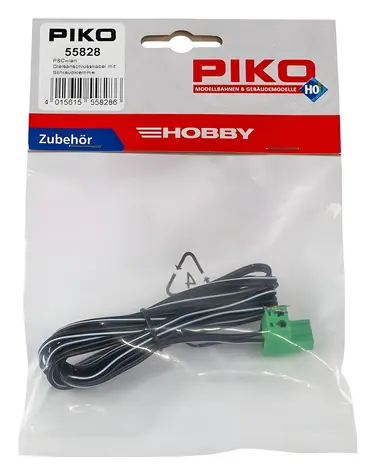 Piko 55828 / Prepojovací kábel / SmartControl WLAN koľajnice / so zásuvkou a svorkovnicou / H0