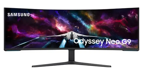57" Samsung Odyssey Neo G95NC biela/čierna / Herný monitor / QLED VA / 7680x2160 / 32:9 / 240 Hz / 1 ms