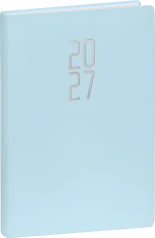 NOTIQUE Denný diár Ponza 2027 svetlo modrý / 15 x 21 cm
