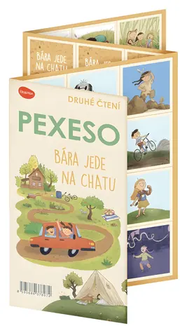Presco Group Ella&Max Bára ide na chatu / Pexeso / Druhé čítanie / od 6 rokov