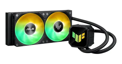 Asus TUF Gaming LC III 240 ARGB čierna / Komplet vodného chladenia CPU / 2x 120mm / 650-2600 RPM / 90,78 CFM / 37,4 dB