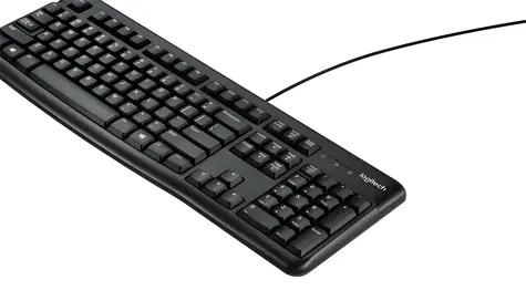 Logitech K120 FR čierna / Klávesnica / USB / drôtová