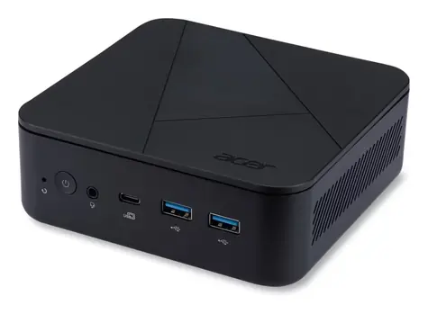 Acer Veriton N1502G-13U5U čierna / Mini PC barebone / Intel Core i7-1355U / 2× DDR4 SO-DIMM / Wi-Fi 6 / Bez OS