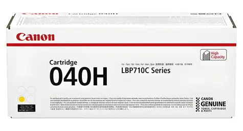 Canon CRG-040H Y žltá / Tonerová kazeta / originálna / 10 000 strán / pre i-SENSYS LBP710Cx, LBP712Cx