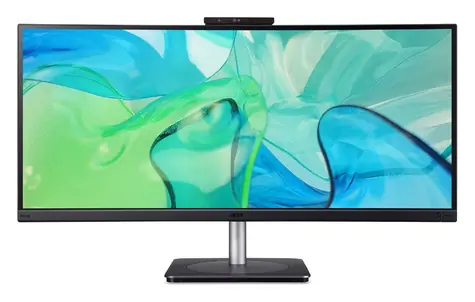 34" Acer CB343CUR Dbemiiphcuzx čierna / Monitor / IPS / UWQHD 3440×1440 / 60 Hz / 4 ms / Adaptive-Sync / USB-C 140W