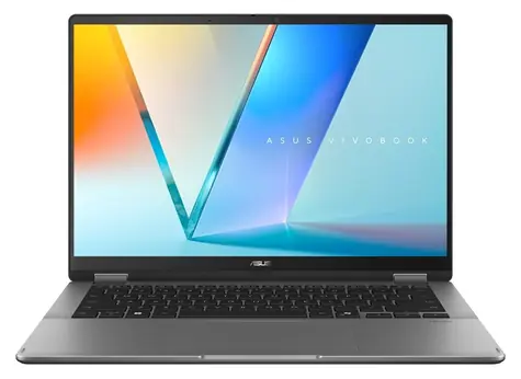Asus Vivobook 14 Flip TP3407SA-SG146W sivá / Konvertibilný notebook / 14" WUXGA OLED T / Intel Core Ultra 5 226V / 16GB