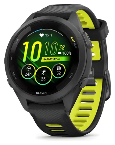 Garmin Forerunner 265S čierna / Chytré hodinky / 1.1 "/ GPS / BT / Wi-Fi / 5 ATM