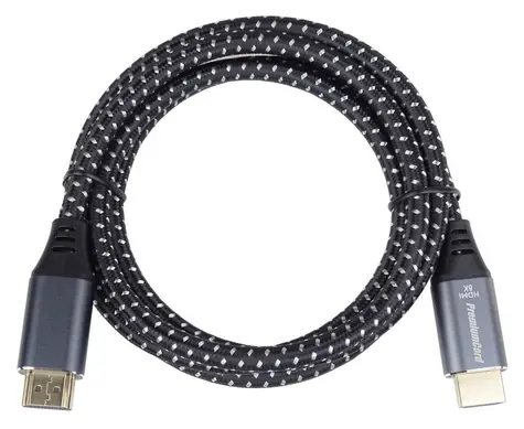 PremiumCord Ultra HDMI 2.1 High Speed 1m / Kábel HDMI / 8K 60Hz / 4K 120Hz / 48 Gb/s / pozlátené konektory
