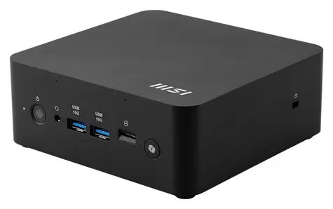 MSI Cubi NUC AI+ 2MG-040EU čierna / Mini PC / Intel Core Ultra 5 226V / 16GB / 512GB SSD / 2x 2,5 G LAN / Wi-Fi 6E / W11P