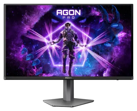 26.5" AOC AGON PRO AG276UZD čierna / Monitor / QD-OLED / 4K UHD / 240Hz / 0.03ms / HDMI + DP + USB-C / VESA / Pivot