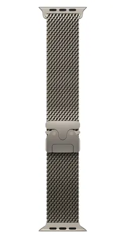 Apple Watch 49 mm Natural Titanium Milanese Loop Large / Remienok milánsky ťah / Titan / 44-49 mm