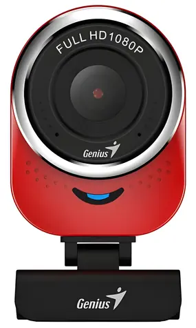 Genius QCam 6000 červená / Web kamera / 1920x1080 / USB 2.0 / mikrofón