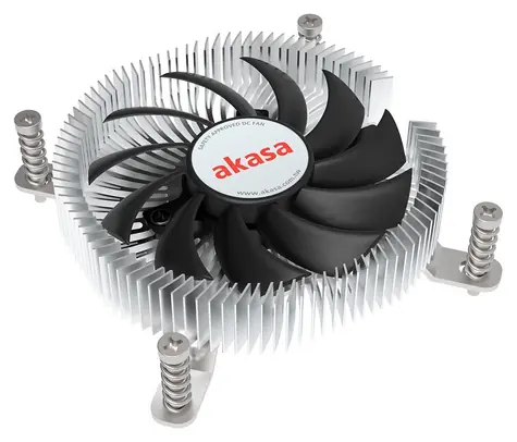 Akasa AK-CC6609EP01 / Chladič CPU / LGA1700 / Thin Mini-ITX / 21,8 mm / TDP 35 W