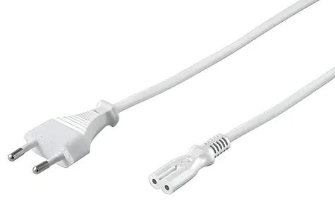 MicroConnect Power Cord EU Typ C - C7 2m biela / Napájací kábel