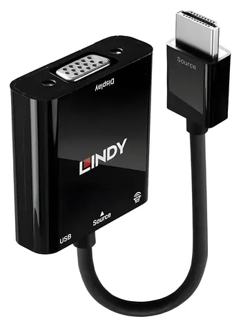 Lindy HDMI na VGA+Audio / Prevodník / HDMI - VGA / 1920×1200 px / 12 bit