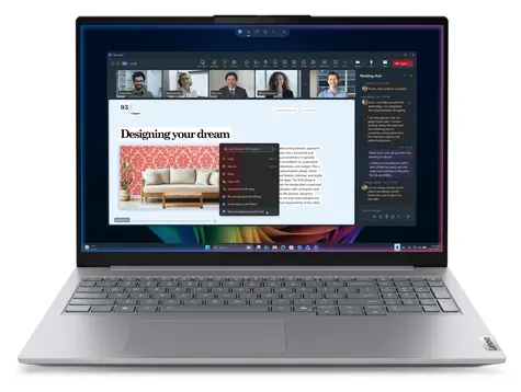 Lenovo ThinkBook 16 G9 sivá / Notebook / 16" WUXGA / Intel Core Ultra 7 355 / 32GB / 1TB SSD / Intel Graphics / W11P