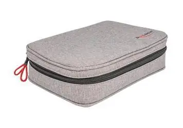 DeLock Organizér šedá / Taška na príslušenstvo / Polyester / 175 × 235 × 60 mm