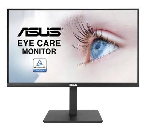 27" Asus VA27AQ čierna / IPS / WQHD 2560 x 1440 / 16:9 / 1 ms / 350 cd / 1000:1 / VGA + HDMI + DP / repro