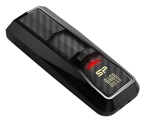 Silicon Power Blaze B50 256GB čierna / Flash Disk / USB 3.2 Gen 1