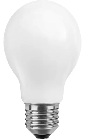 SEGULA LED Bulb 6,5W(45W) opal-matná / LED žiarovka / E27 / 550 lm / 2000-2700K / stmievateľná