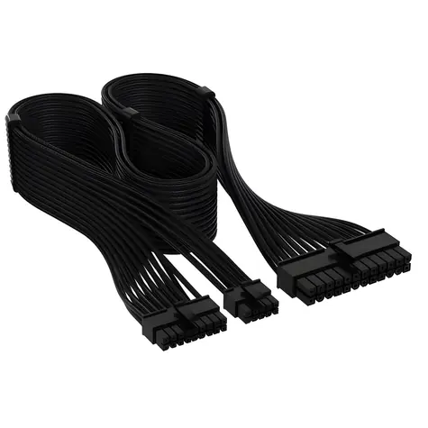 Corsair Premium Sleeved 24-Pin ATX Type 5 čierna / Napájací kábel / individuálne opletený / pre modulárne zdroje