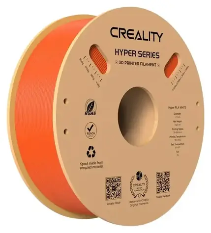 Creality Filament Hyper PLA oranžová / Struna pre 3D tlačiareň / Hyper PLA / 1.75mm / 1kg