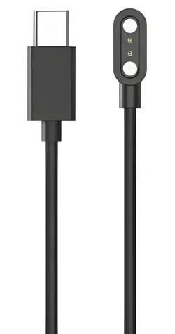 HAMA čierna / Nabíjací kábel / inteligentné hodinky HAMA / USB-C / magnetický / 60 cm