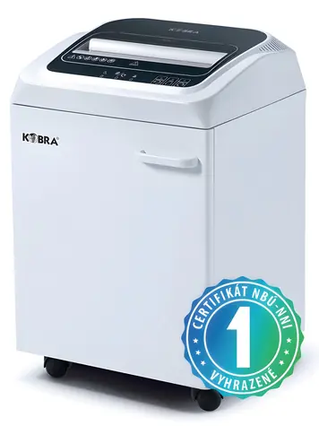 KOBRA 245 TS C4 s automatickým mazaním / Skartovací stroj / 3,9 x 40 mm (P-4) / 245 mm / až 23 listov / 40 l