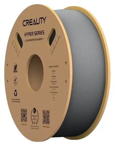 Creality Filament Hyper PLA sivá / struna pre 3D tlačiareň / Hyper PLA / 1.75mm / 1kg