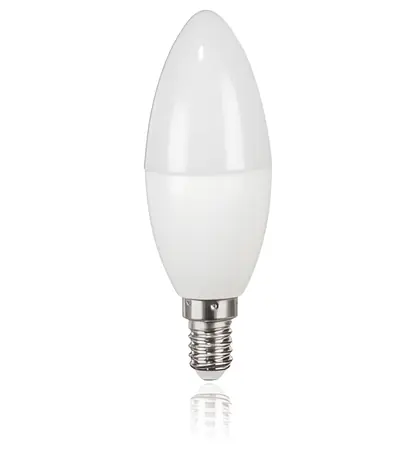 Xavax LED žiarovka / E14 / 470 lm (nahrádza 40 W) / sviečka / teplá biela