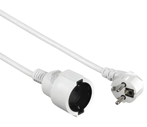 HAMA Profi biela / Predlžovací napájací kábel / Schuko / 3 m