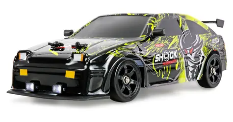 AMEWI RC auto Drift Sport S12 4WD zelená / 1:16 / RTR / diaľkové ovládanie / 2.4GHz / 500mAh 7.4V Li- ION