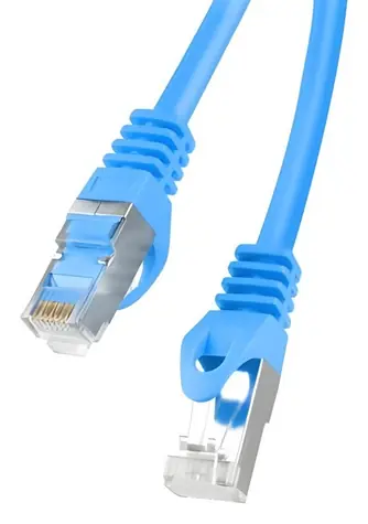 Lanberg CAT6 FTP 0,5 m modrá / Patch kábel / RJ45-RJ45 / Fluke Passed