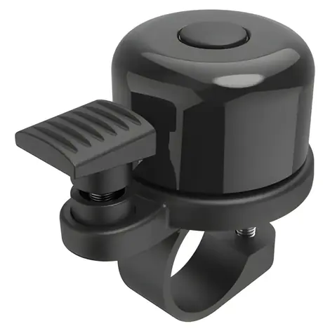 HAMA AirBell čierna / zvonček na bicykel so skrytým držiakom pre AirTag / 85 dB / priemer 2,2 cm