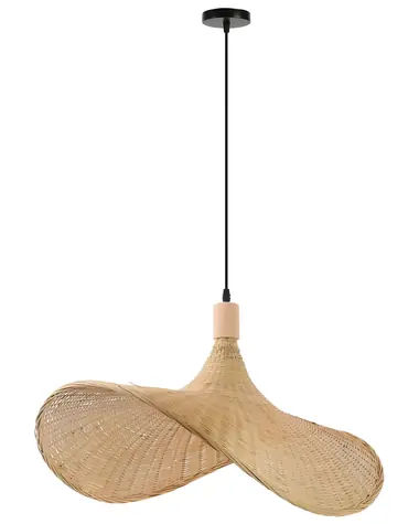 Immax BOHO SOMBRERO / Závesné svietidlo / D70cm / E27 / prírodný ratan